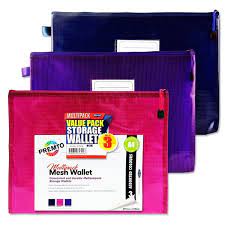 Premto Multipack Mesh Wallet - 3 Pack