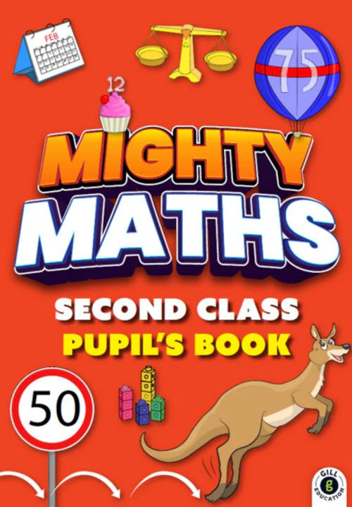 Mighty Maths - 2nd Class  New for 2024! Set of 3 books
