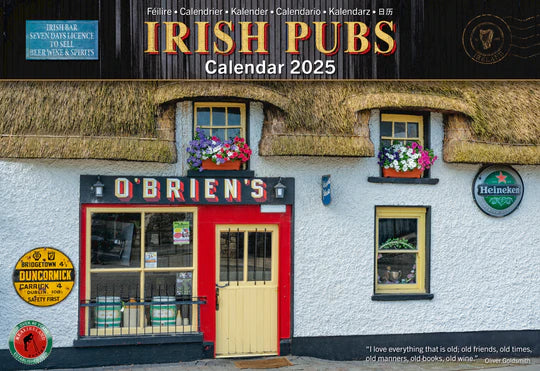 Irish Pubs Calendar 2025