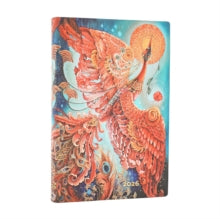 2026 Firebird (Birds of Happiness) Mini 12-month Horizontal Softcover Flexi Dayplanner 2026