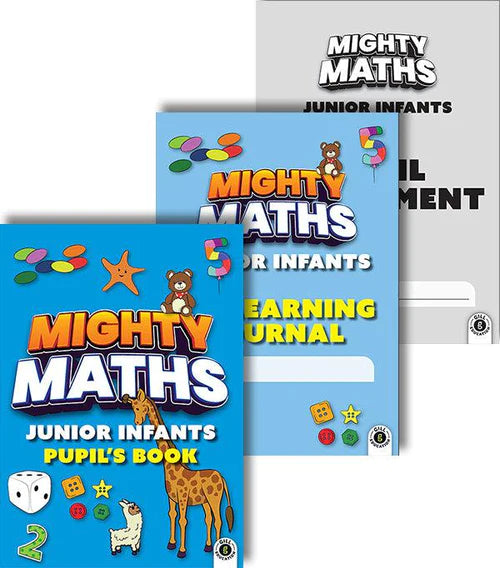 Mighty Maths - Junior Infants New for 2024! Set of 3 books