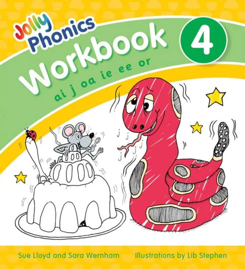 Jolly Phonics Workbook 4 - Pre Cursive Letters