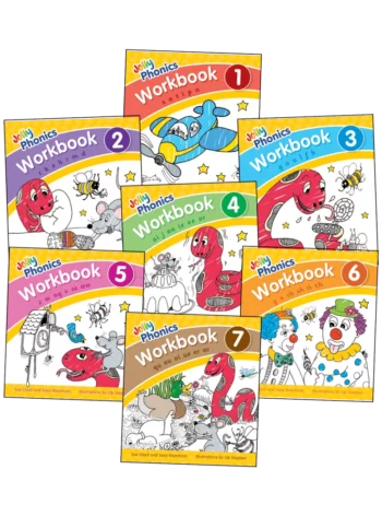 Jolly Phonics Workbooks 1-7 Pack - Precursive Letters