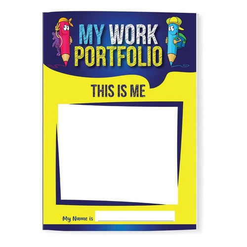My Work Portfolio - A4 Plain Copybook