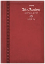 Load image into Gallery viewer, A4 Page a Day - Deluxe Mid-Year Academic Diary 2025-26
