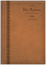 Load image into Gallery viewer, A4 Page a Day - Deluxe Mid-Year Academic Diary 2025-26
