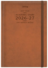 Load image into Gallery viewer, A5 Week to View With Notes - Mid-Year Academic 2026-27
