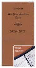 Load image into Gallery viewer, Pocket Week to View - Deluxe - Wiro Bound Mid Year Academic 2026-27
