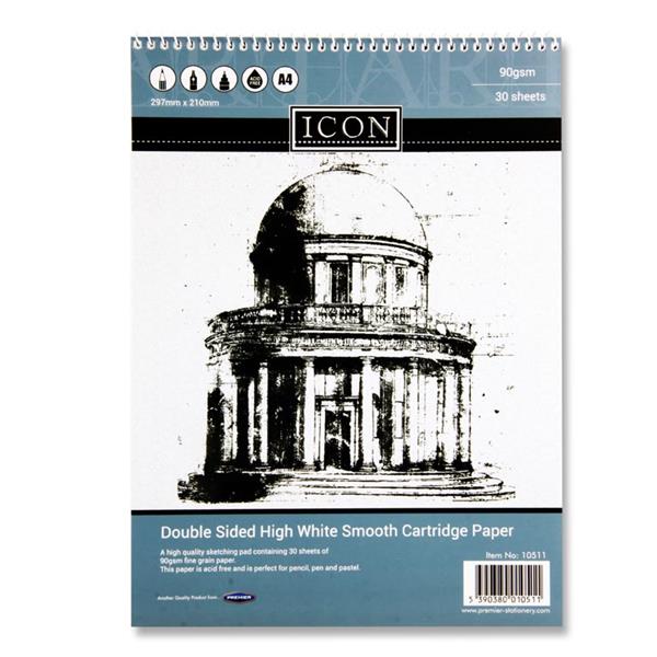 Icon Spiral Sketch Pad A4