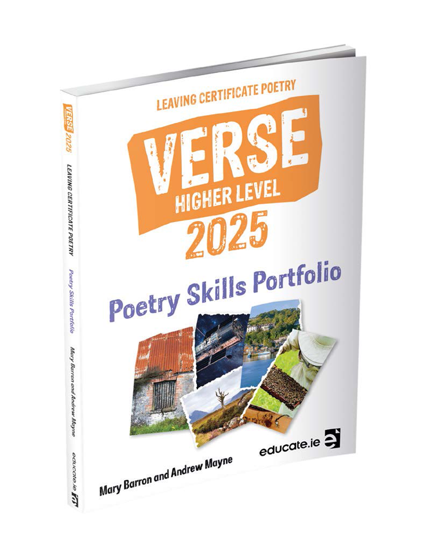 Verse 2025 - Leaving Cert Poetry - Higher Level Skills Portfolio Book Only