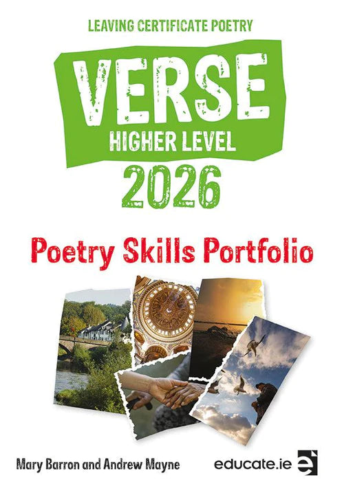 Verse 2026 - Leaving Cert Poetry - Higher Level Skills Portfolio Book Only
