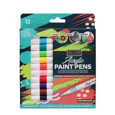 Icon Acrylic Paint Pens 12