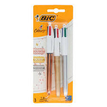 Load image into Gallery viewer, BIC 4 Colours pkt 3
