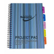Supreme Stationery A4 Project Pad