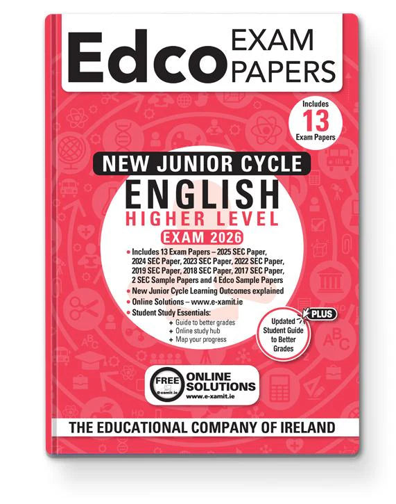 Exam Papers - Junior Cycle - English - Higher Level - Exam 2026