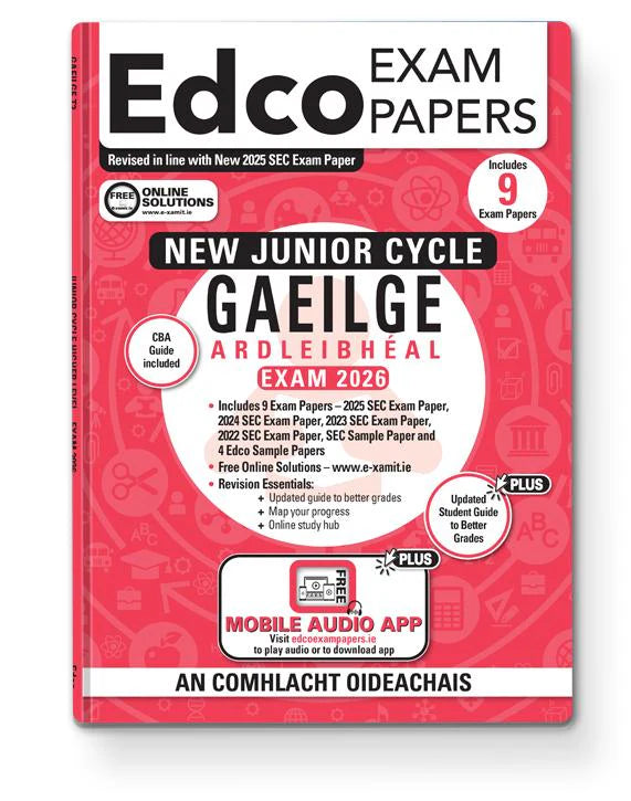Exam Papers - Junior Cycle - Gaeilge / Irish - Ardleibhéal / Higher Level - Exam 2026