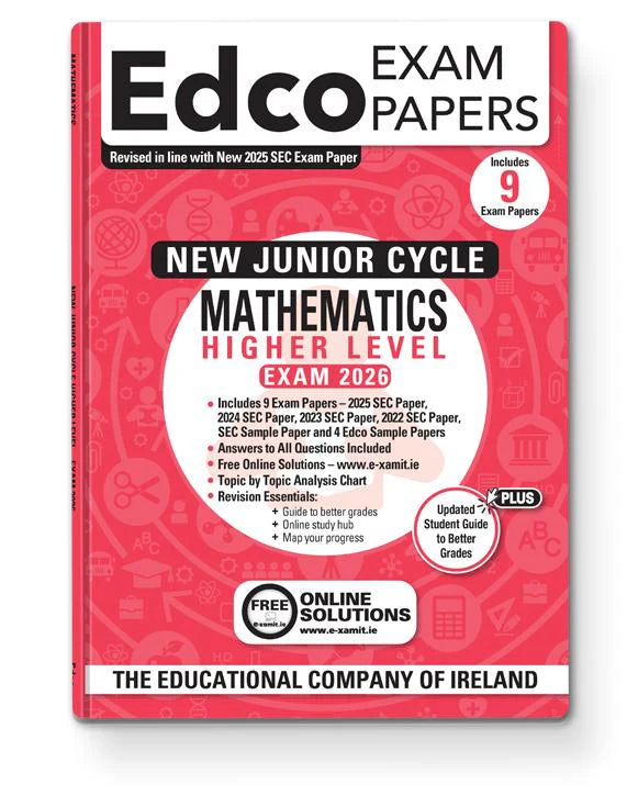 Exam Papers - Junior Cycle - Maths - Higher Level - Exam 2026