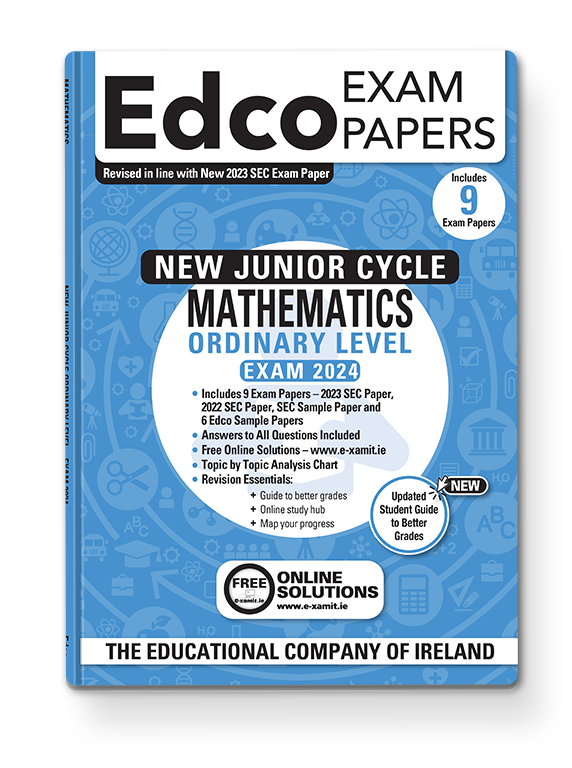 Edco Junior Cert Maths Ordinary Exam Paper 2024