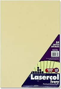 Lasercol Ivory A4 120gsm - 100 Sheets