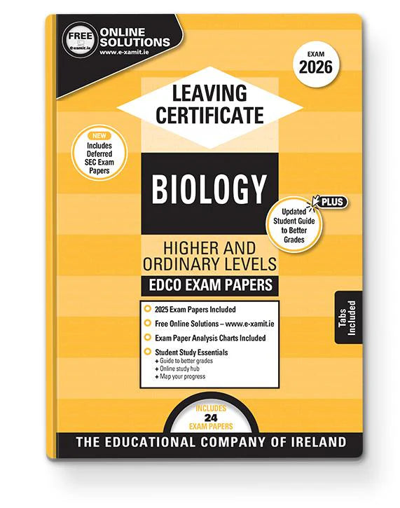 Exam Papers - Leaving Cert - Biology - Higher & Ordinary Levels - Exam 2026