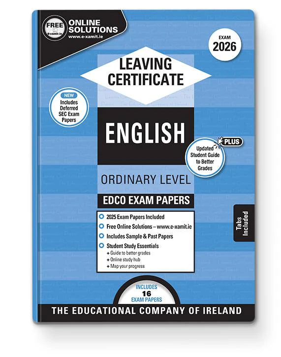 Exam Papers - Leaving Cert - English - Ordinary Level - Exam 2026