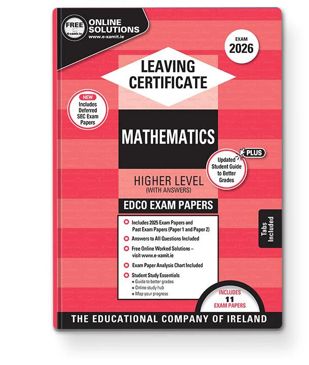 Exam Papers - Leaving Cert - Maths - Higher Level - Exam 2026