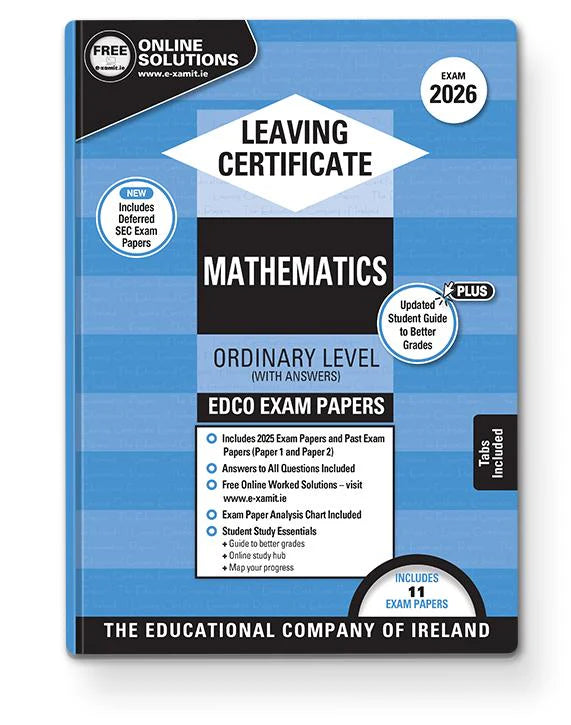 Exam Papers - Leaving Cert - Maths - Ordinary Level - Exam 2026