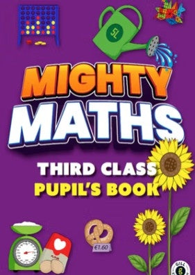 Mighty Maths - Pupils Book & Assessment Book - Set - 3rd Class  -  New For 2025
