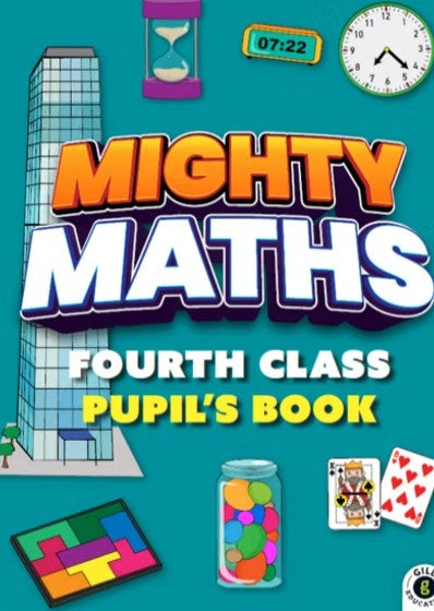 Mighty Maths - Pupils Book & Assessment Book - Set - 4th Class   - New For 2025