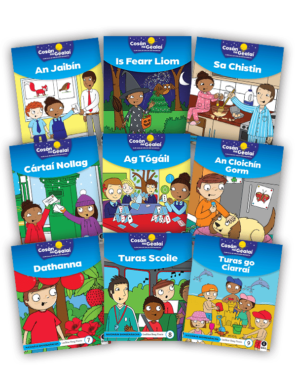Cosan Na Gealai - Senior Infant Fiction Reader 9 Pack