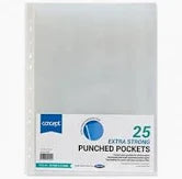 Concept A4 Extra Strong Punched Pockets 25pcs