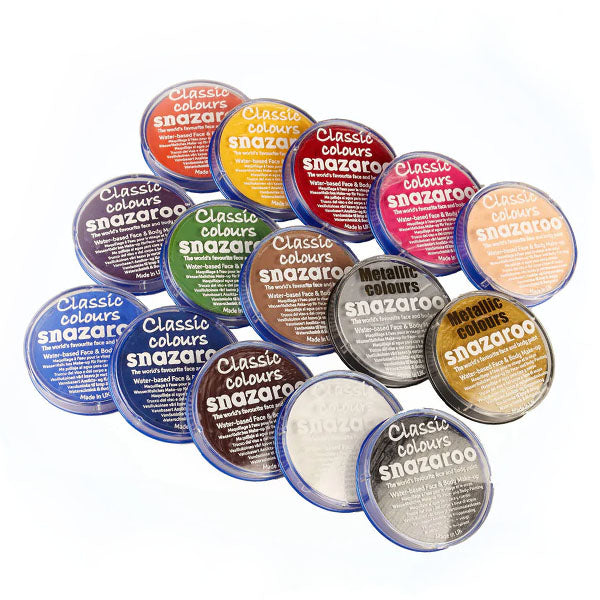 Snazaroo Classic Face and Body Paint for Kids and Adults,   -  Asorted colours