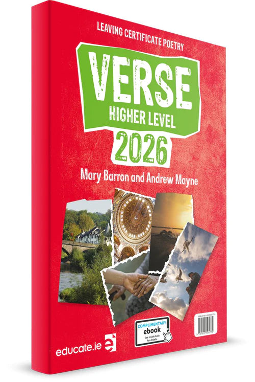 Verse 2026 - Leaving Cert Poetry - Higher Level Textbook & Poetry Skills Portfolio Book Set