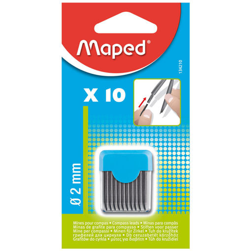 Maped Card 10 2mm Compass Leads
