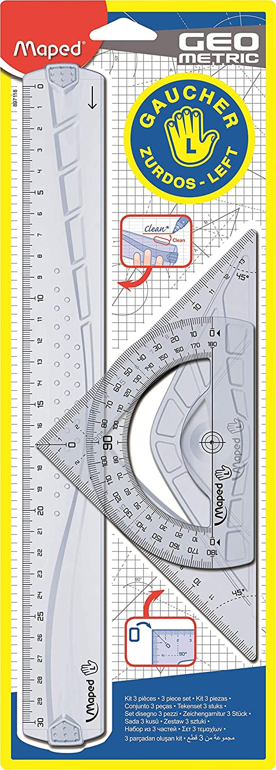 Maped 30cm Geometric Left Handed Geometry Set