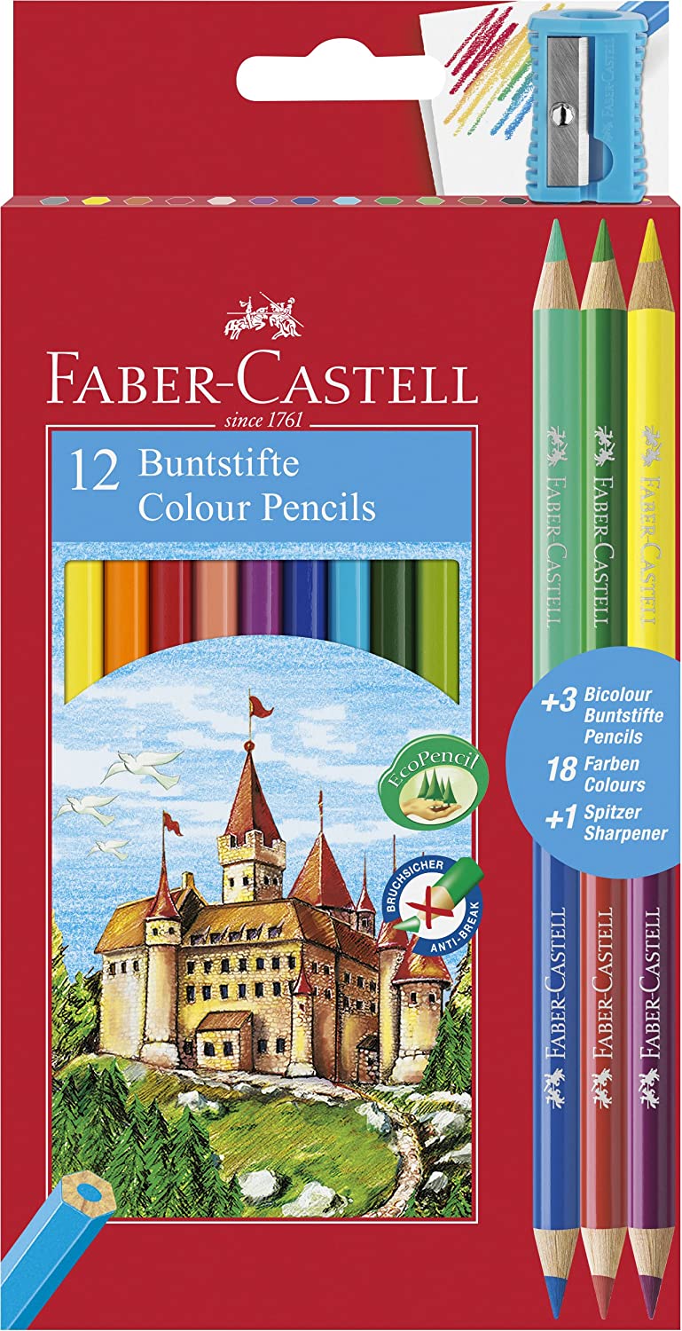 Faber-Castell Colour Pencil (Pack of 12)