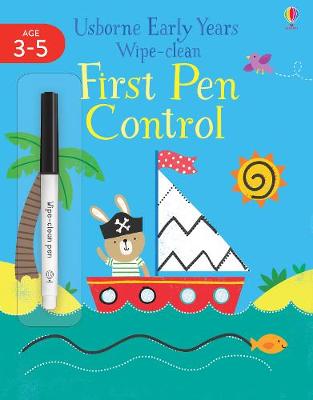 Early Years Wipe-clean First Pen Control - Usborne Early Years Wipe-clean