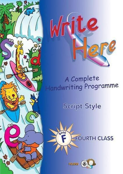 Write Here F 4th Class - Script Style