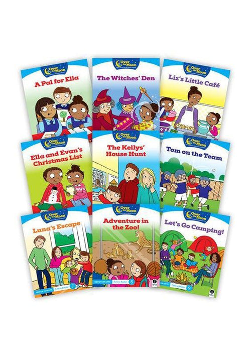 Over The Moon - Senior Infant Fiction Reader Pack Of 9