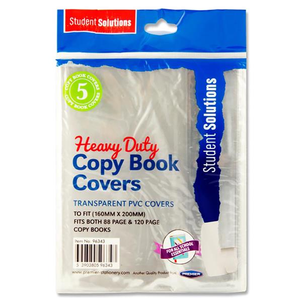 Student Solutions Heavy Duty Copy Book Covers