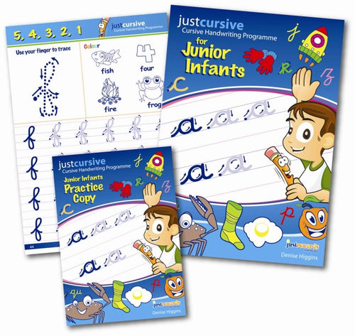 Just Cursive - Handwriting - Junior Infants (Book and Practice Copy Set)