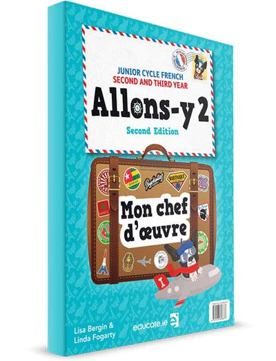 Allons-y 2 - Junior Cycle French Mon chef d'oeuvre Book - Only 2nd / New Edition (2022)