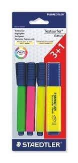 Staedtler Highlighters - 4 Pack
