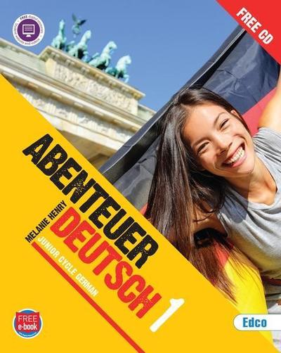 Abenteuer Deutsch 1 Text + Sprachpass+ mini Whiteboard + e-book 1st Year New Junior Cycle