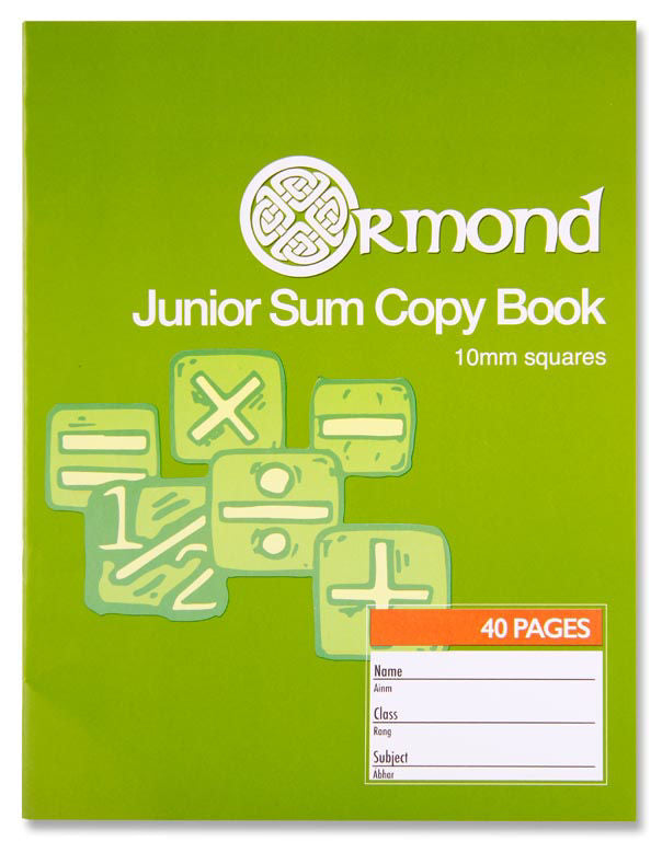 Junior Sum Book – Mcloughlin's Bookshop