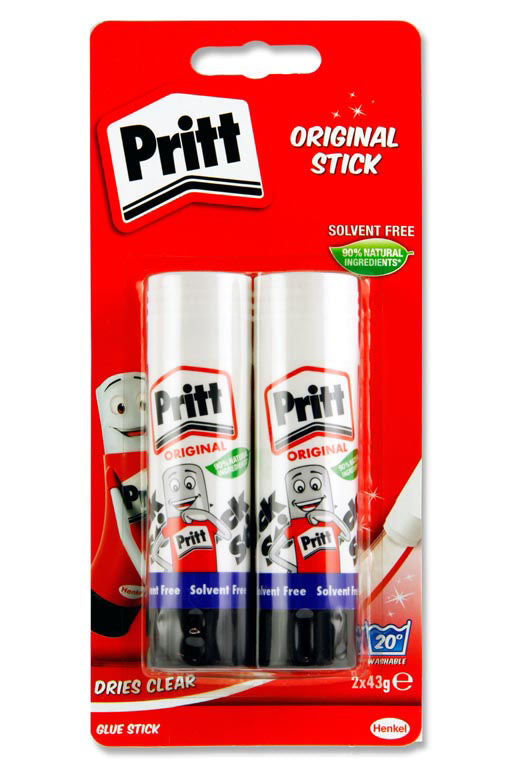Pritt Stick Card 2x43g Glue Stick