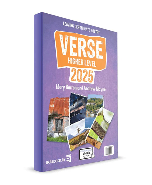Verse 2025 - Leaving Cert Poetry - Higher Level Textbook & Poetry Skills Portfolio Book Set